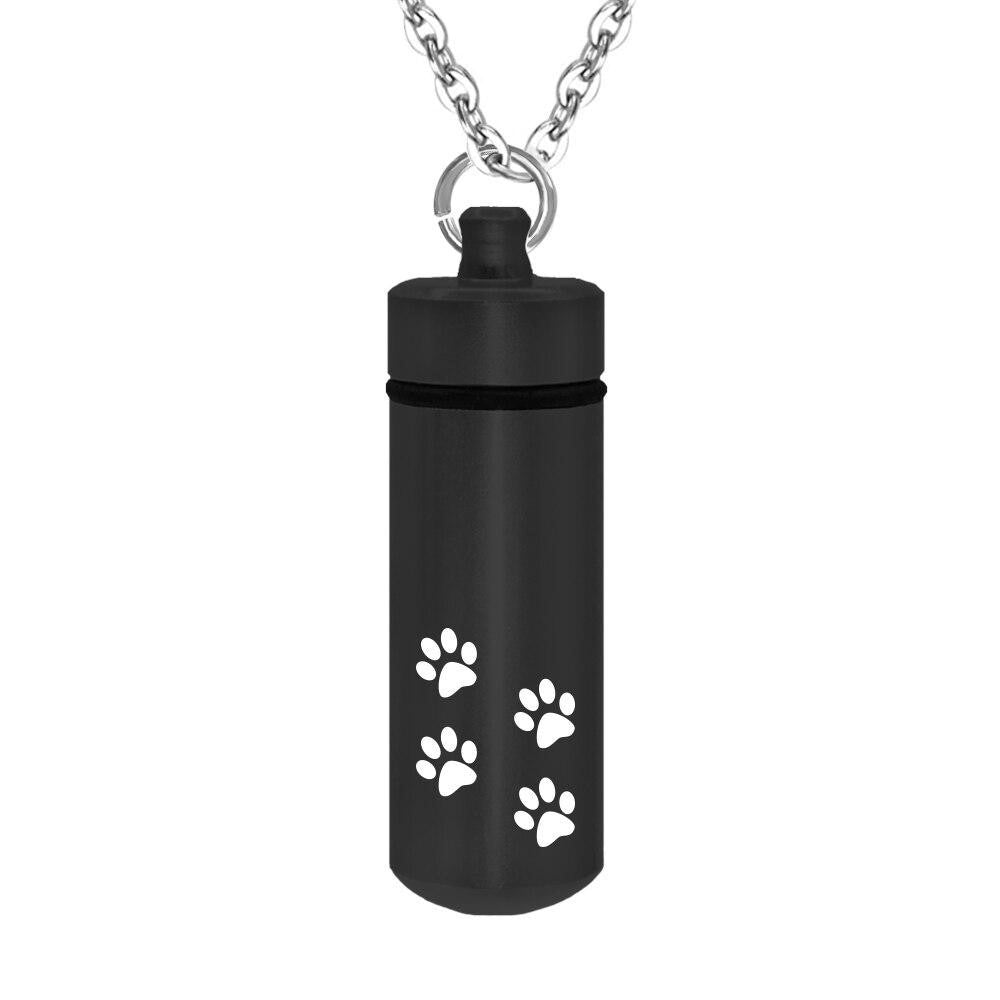 Collier urne patte animaux